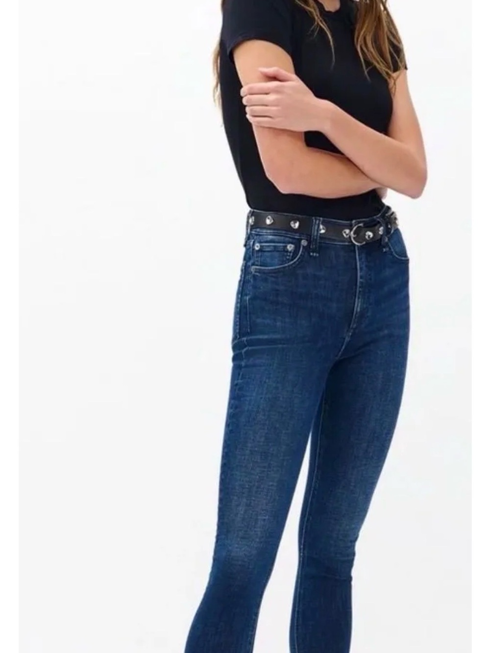 rag & bone Dark Blue Skinny Jeans